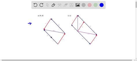 Draw the vector C⃗ =0.5A⃗ +2B⃗ .